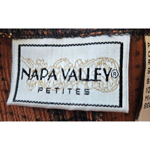 NAPA Valley Petites Size S Sundress  Embroidered Patchwork Buttons Hippie  BOHO - Picture 7 of 9